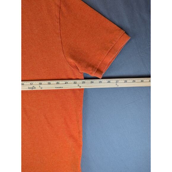 Ralph Lauren Polo Shirt Men's XL Short Sleeve Orange Preppy Casual 100% Cotton - Picture 8 of 8